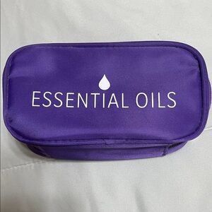 Essential Oils Purple Organizer Cosmetic Pouch